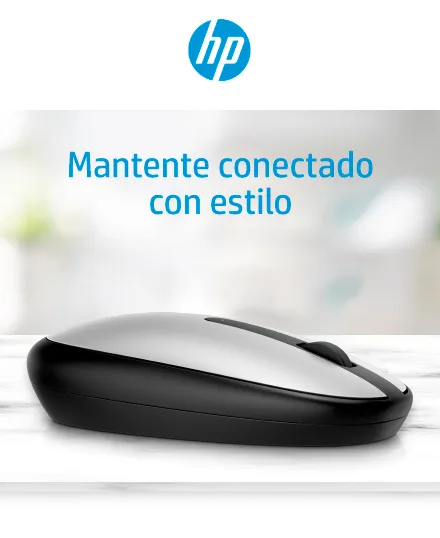 HP Ratón Bluetooth 240, bloqueo con conectividad inalámbrica Bluetooth®  5.1, seguimiento súper preciso a 1600 DPI, elegante diseño ambidiestro con