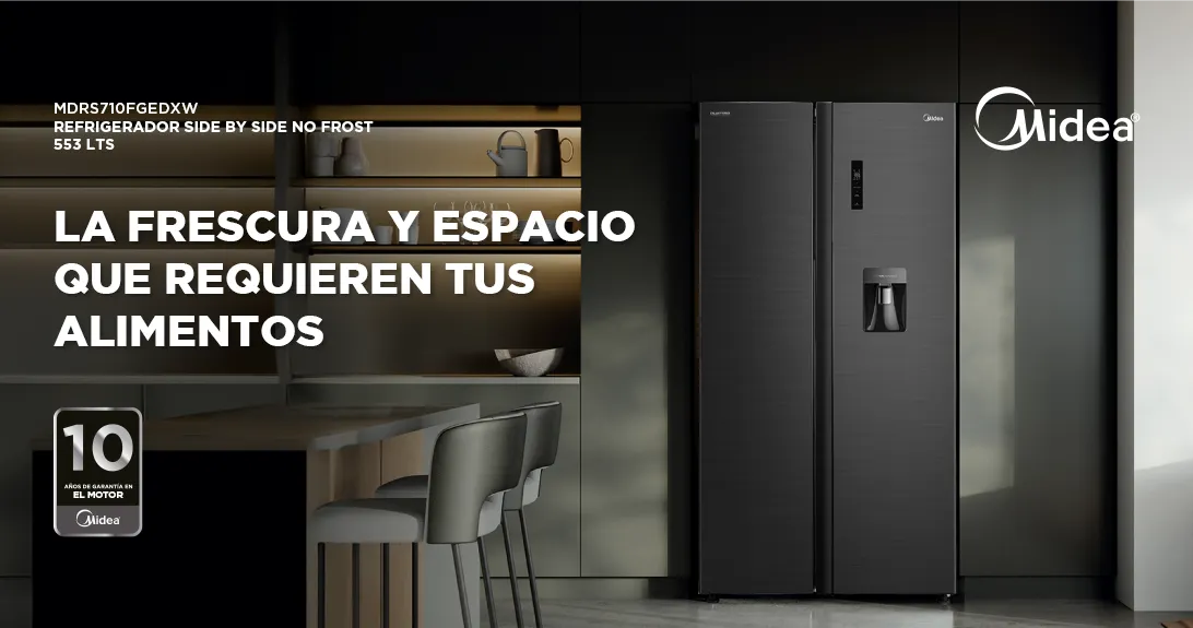 Refrigerador Side By Side No Frost 553 lts | Midea
