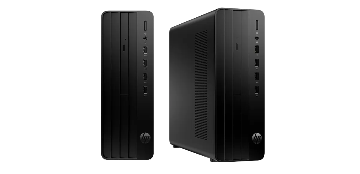 Portas frontais e traseiras do desktop HP 280 G9