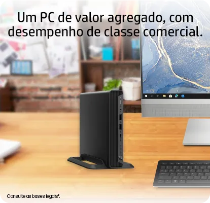 ProDesk HP 400 G6 Mini - (61K80LA) - Loja HP.com Brasil