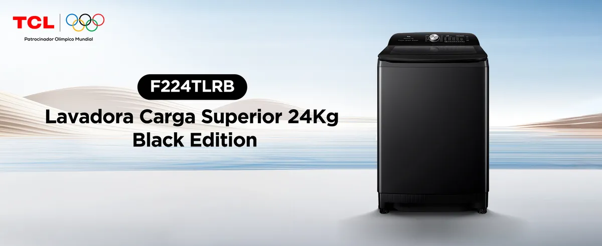 F224TLRB Lavadora Carga Superior 24Kg Black Edition
