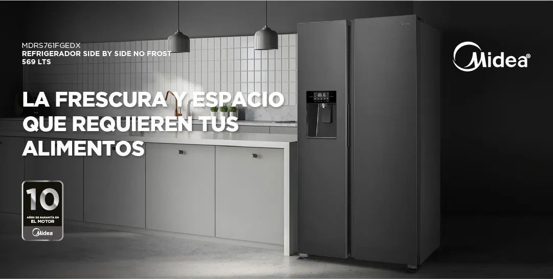 Refrigerador Side By Side No Frost 569 lts | Midea