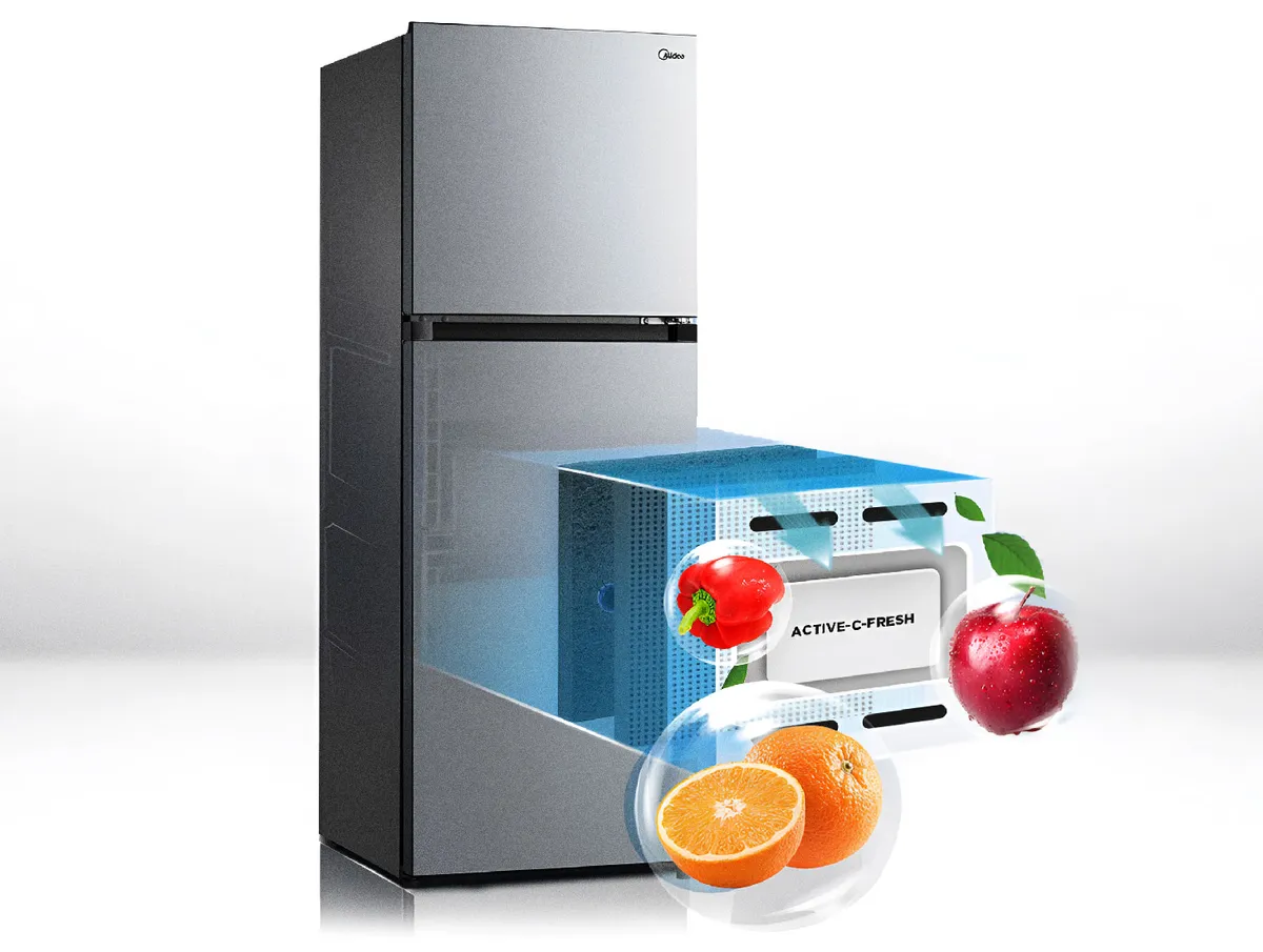Refrigerador 338 litros No Frost Inverter Top Freezer | Midea