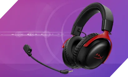 HYPERX CLOUDⅢ WIRELESS Audifonos HyperX Cloud III wireless Red