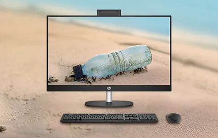 Todo en Uno Hp Ryzen 5 7520U 8 LPDDR5 512GB SSD 23.8"