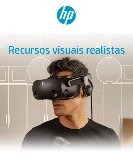 Headset de Realidade Virtual HP Reverb G2 sem controladores de