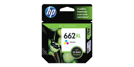 Cartucho de Tinta HP 662XL Colorido de Alto Rendimento Advantage