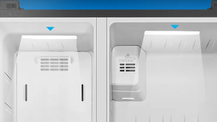 Refrigerador Midea Side By Side No Frost Water Dispenser 553 Lts