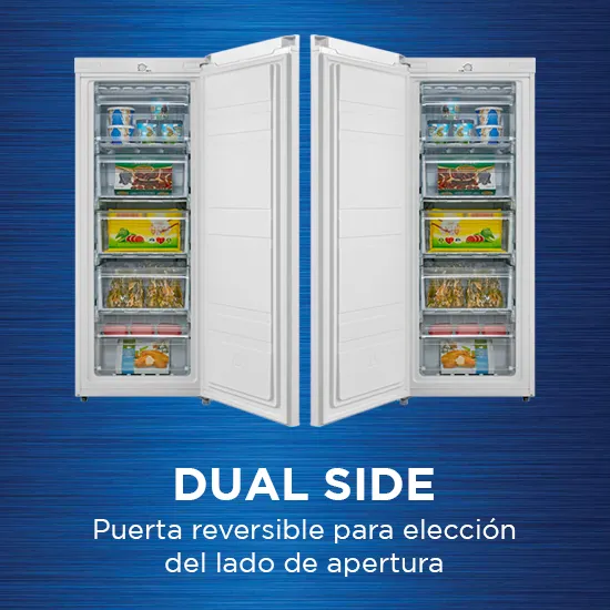 Freezer Vertical Midea MFV-1600B208FN