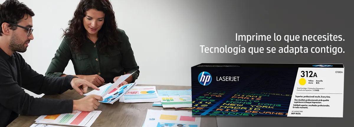 Toner HP 312A CF382A Amarillo M476dw