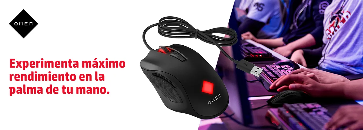 HP OMEN Vector Mouse - USB 2.0 Connectivity - OMEN Radar 3 Sensor - 1600  DPI resolution - 99% accuracy & 450 IPS - Feat. OMEN Command Center software